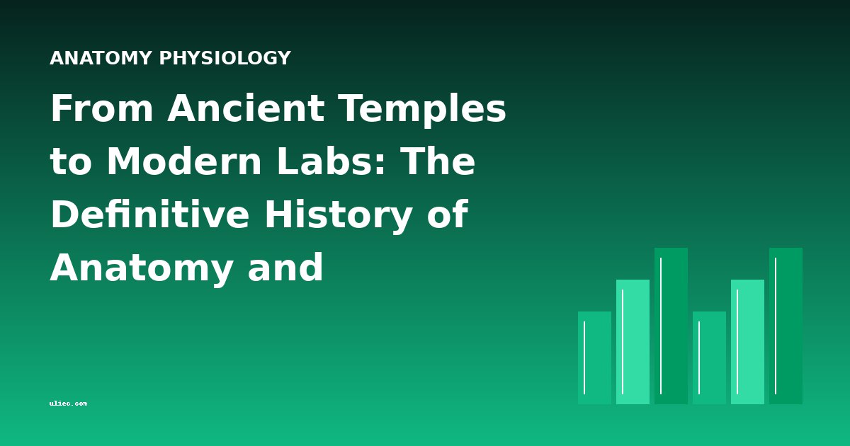 From Ancient Temples to Modern Labs: The Definitive History of Anatomy and Physiology