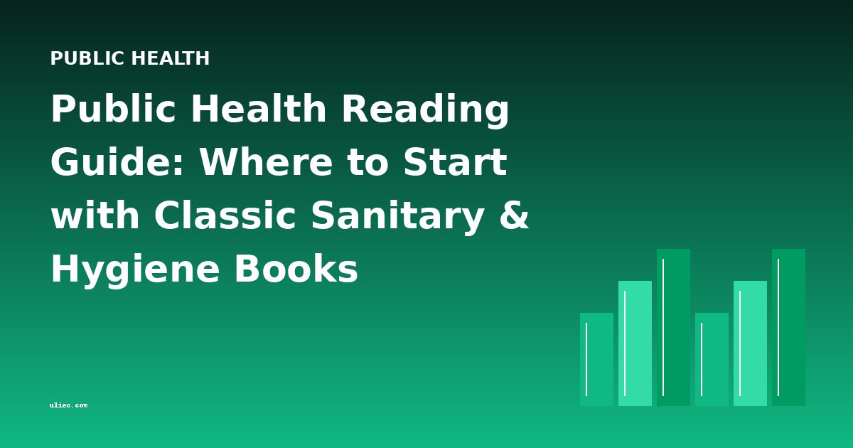 Public Health Reading Guide: Where to Start with Classic Sanitary & Hygiene Books