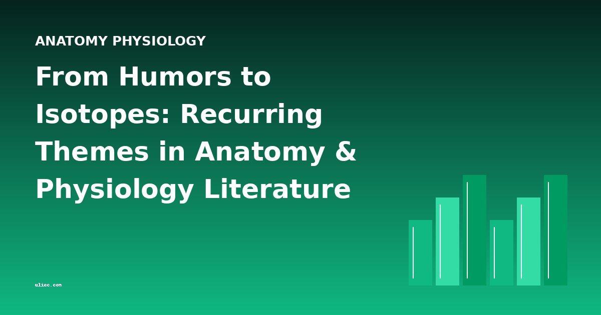 From Humors to Isotopes: Recurring Themes in Anatomy & Physiology Literature