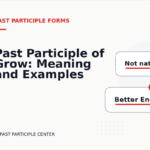 Past Participle of Grow: Meaning and Examples