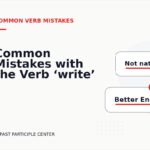 Common Mistakes with the Verb ‘write’